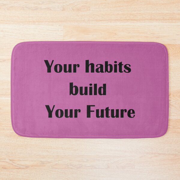 Item preview, Your Habits Build Your Future – Growth Mindset Quote designed and sold by ArtNestVerse.