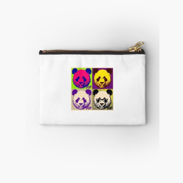 Item preview, Panda Pop Art Warhol Style Grid Design designed and sold by ArtWavesbyAbhi.