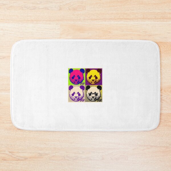 Item preview, Panda Pop Art Warhol Style Grid Design designed and sold by ArtWavesbyAbhi.