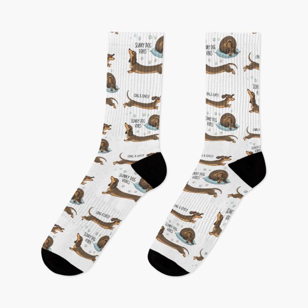 Item preview, Long & Lovely Dachshund Pattern | Slinky Dog Vibes Collection designed and sold by Sitred123.