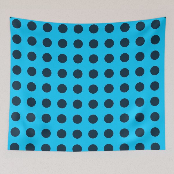 Item preview, Simple and Modern Bright Blue and Dark Blue Polka Dot Pattern designed and sold by Christopher  McGuire.