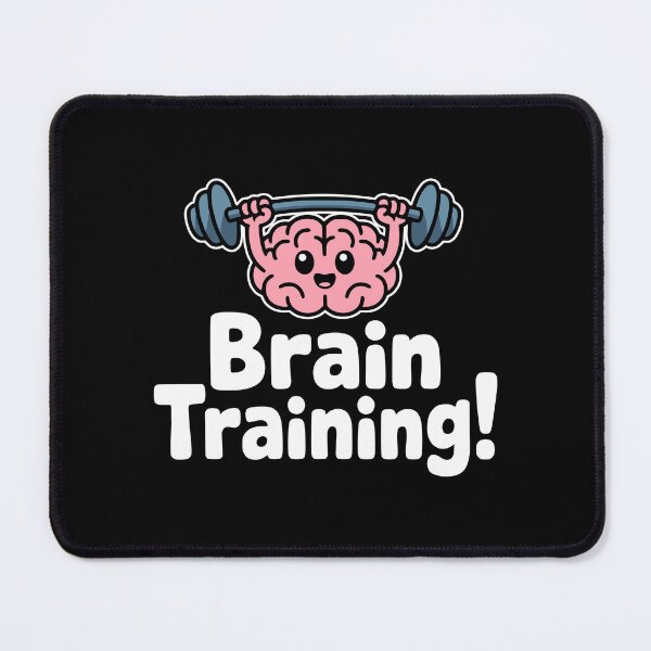 Item preview, Brain Training! Funny Brain Pun designed and sold by PMCreative.