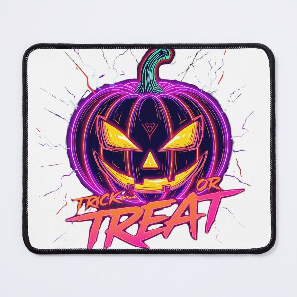 Item preview, Neon Pumpkin Trick or Treat – Electric Halloween Design designed and sold by Activity01.