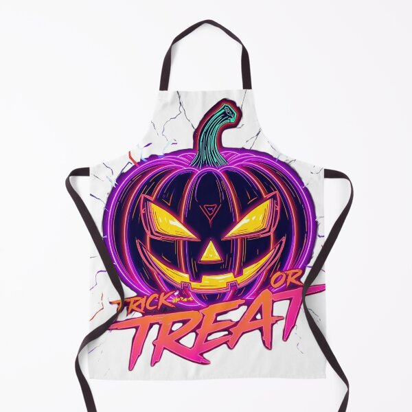 Item preview, Neon Pumpkin Trick or Treat – Electric Halloween Design designed and sold by Activity01.