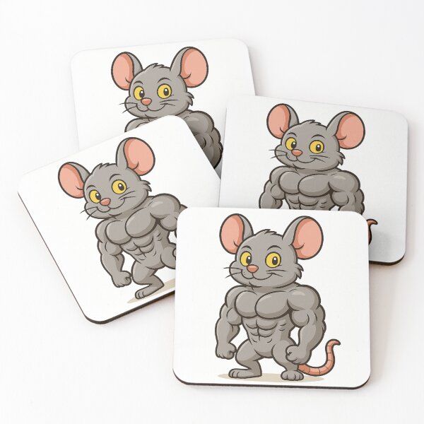 Item preview, Muscular Cartoon Mouse designed and sold by EfraimFunArt.