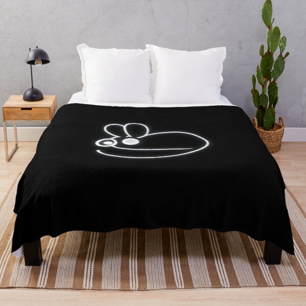 Item preview, Minimalist Cute Mouse Doodle – Whimsical White Line Art on Black designed and sold by EcstaticRegards.