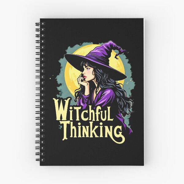 Item preview, WitchFul Thinking Halloween Witch Design designed and sold by SideKickCreates.