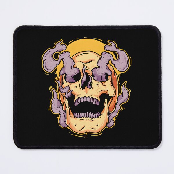 Item preview, Yellow Smoke Skull designed and sold by krbqalice.