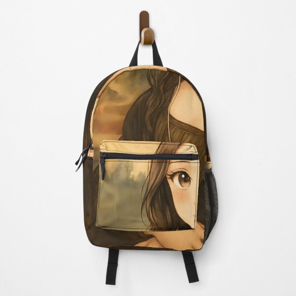 Item preview, Manga Lisa – Anime-Style Mona Lisa Reimagining designed and sold by WhisperFrame.