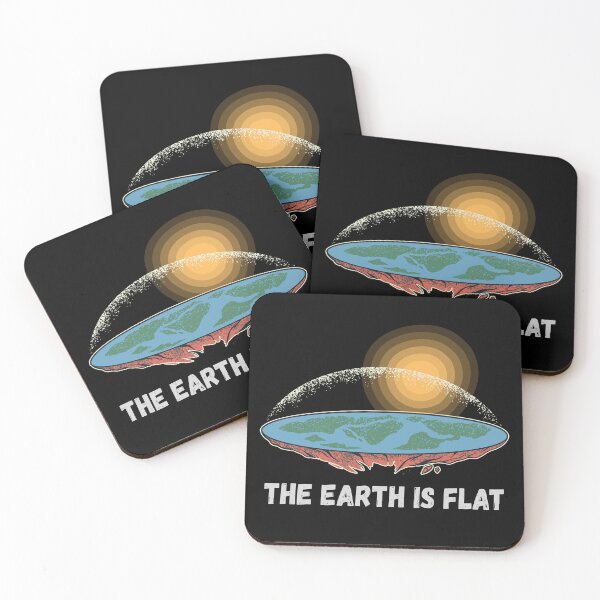 Item preview, The Earth Is Flat Humorous Theory designed and sold by HandicraftArt.