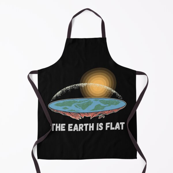 Item preview, The Earth Is Flat Humorous Theory designed and sold by HandicraftArt.