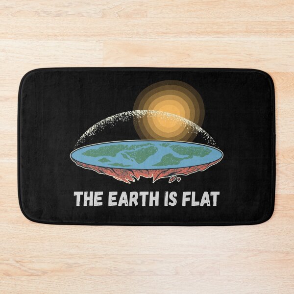 Item preview, The Earth Is Flat Humorous Theory designed and sold by HandicraftArt.