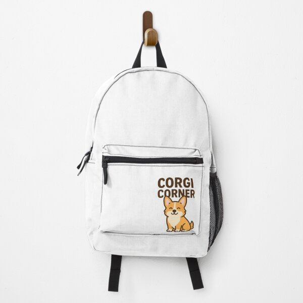 Item preview, Cute Corgi Cartoon Sticker – “Corgi Corner” Vinyl Decal for Corgi Moms & Dog Lovers designed and sold by latestmerchshop.