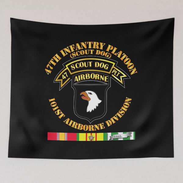 Item preview, Army - 47th Infantry Platoon - Scout Dog - w VN SVC designed and sold by Military Insignia Products.