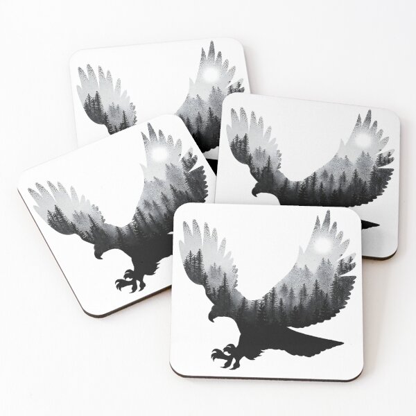 Item preview, Forest Silhouette Eagle designed and sold by shauniedsouzas.