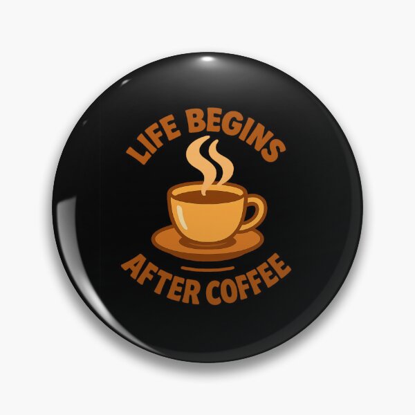 Item preview, Life Begins After Coffee – Retro Coffee Lover T-Shirt designed and sold by fadouades.