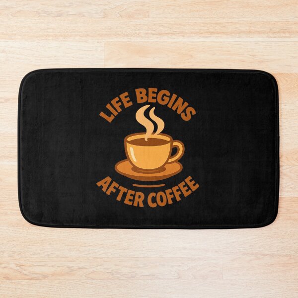 Item preview, Life Begins After Coffee – Retro Coffee Lover T-Shirt designed and sold by fadouades.