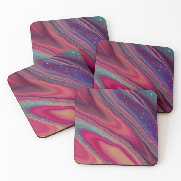 Item preview, Marbled shimmering stars galaxy designed and sold by BitsndPieces.