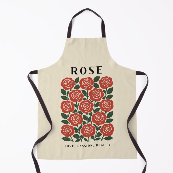 Item preview, Rose Flower Poster | Elegant Rose Illustration with Name & Meaning Typography Design designed and sold by JOOKDesign.