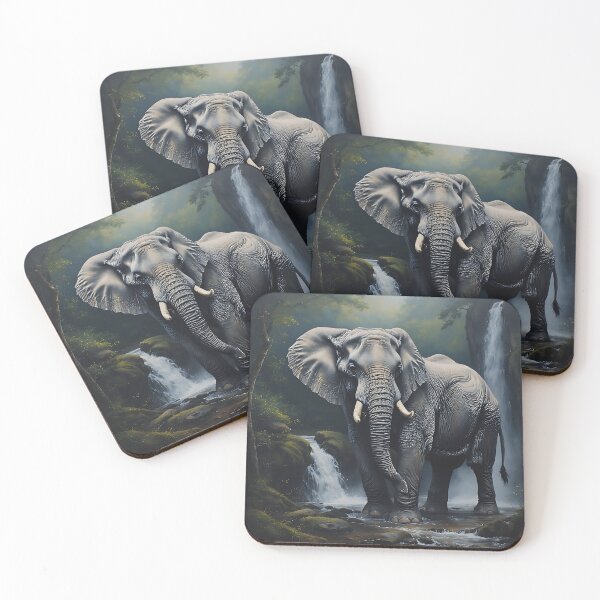 Item preview, Elephant In The Wilderness Dark designed and sold by Mark Cannon.