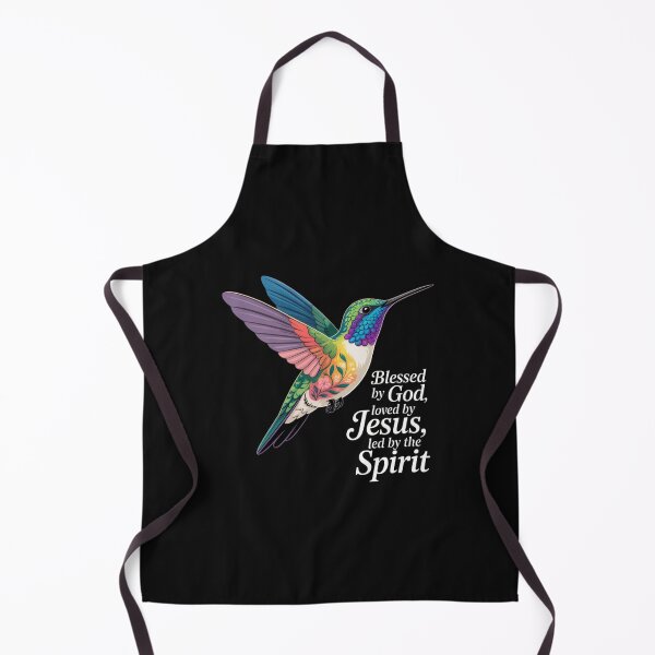 Aperçu de l'œuvre Œuvre d'art chrétienne représentant un colibri coloré créée et vendue par Goodthreadz.
