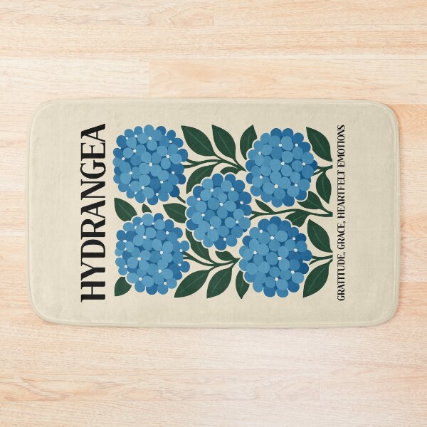 Item preview, Hydrangea Flower Poster | Elegant Botanical Art with Meaningful Quote designed and sold by JOOKDesign.