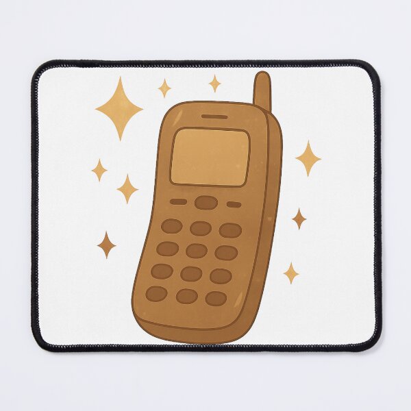 Item preview, Retro Vintage Cell Phone with Sparkles designed and sold by Chill Doodles.
