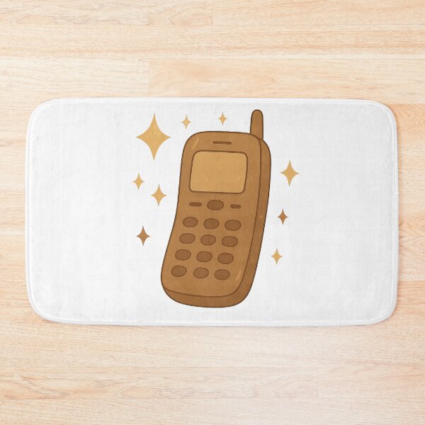 Item preview, Retro Vintage Cell Phone with Sparkles designed and sold by Chill Doodles.