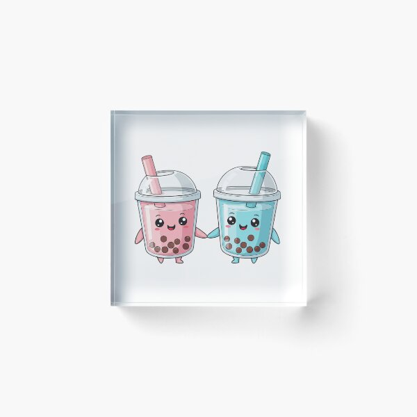 Item preview, Cute Kawaii Bubble Tea Best Friends designed and sold by istoriadesign.