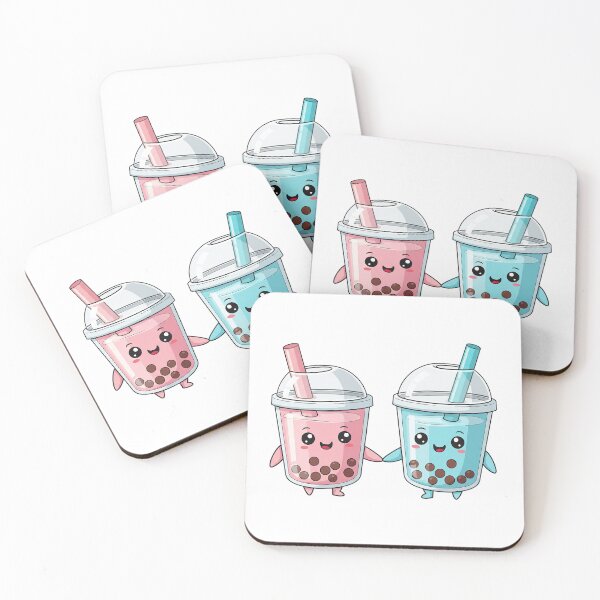 Item preview, Cute Kawaii Bubble Tea Best Friends designed and sold by istoriadesign.