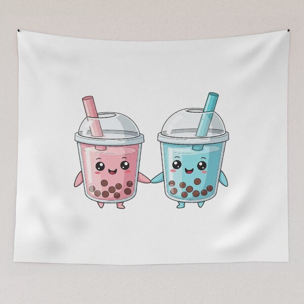 Item preview, Cute Kawaii Bubble Tea Best Friends designed and sold by istoriadesign.