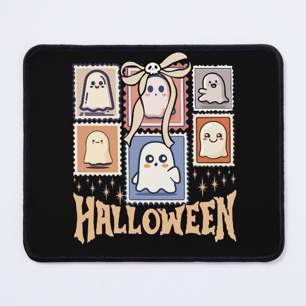 Item preview, Vintage Cute Ghost Halloween Postage Stamp Design designed and sold by Fresh Drip .