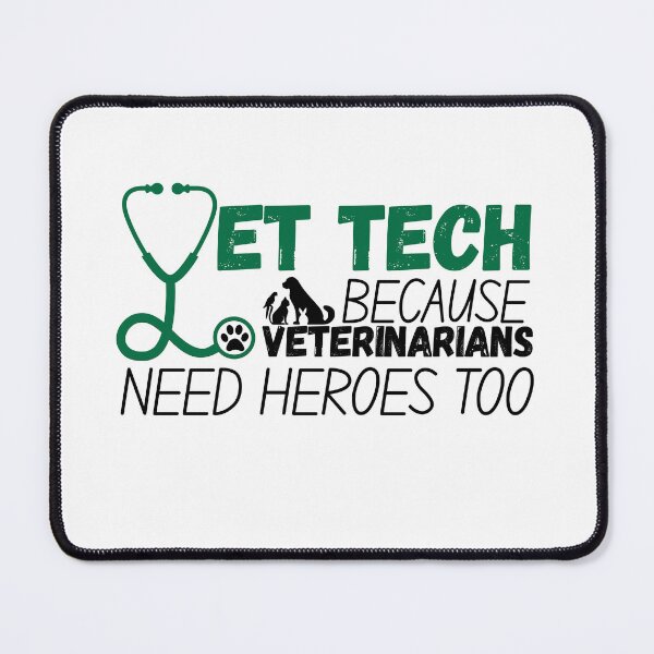 Item preview, Vet Tech because veterinarians need heroes too: Green designed and sold by Rooted Creations.