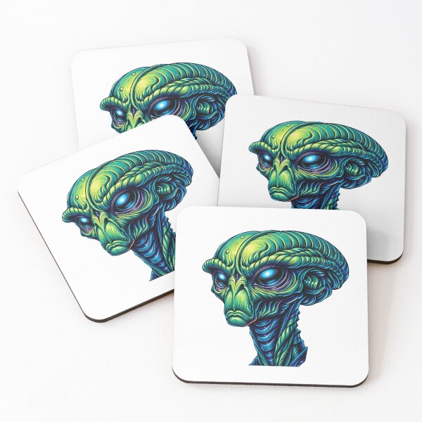 Item preview, Cartoon Alien Head designed and sold by psychcyberpunk.