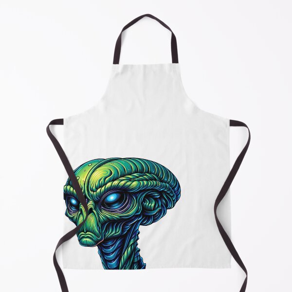 Artikelvorschau, Cartoon-Alien-Kopf entworfen und verkauft von psychcyberpunk.