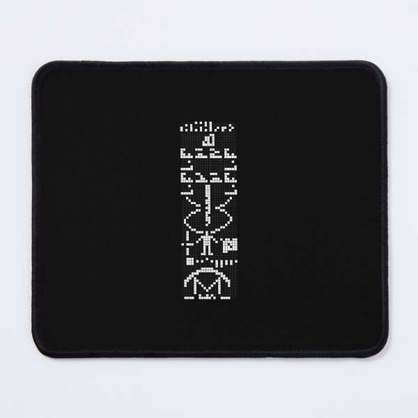 Item preview, Arecibo Message Black And White designed and sold by athamuguta7.