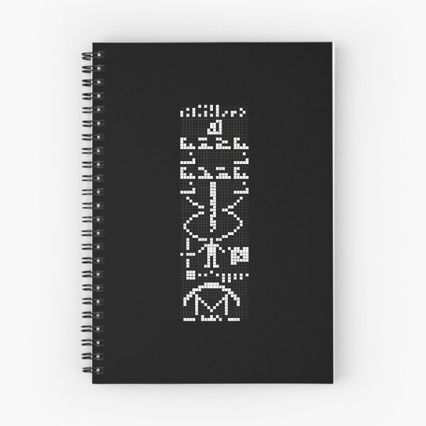 Item preview, Arecibo Message Black And White designed and sold by athamuguta7.