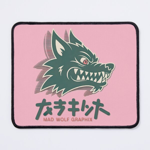Item preview, Fierce Wolf Head Japanese Graphic Design designed and sold by MitchellmvDesig.
