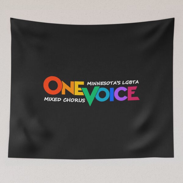 Item preview, One Voice Logo With White Text designed and sold by VickyZiemeee.