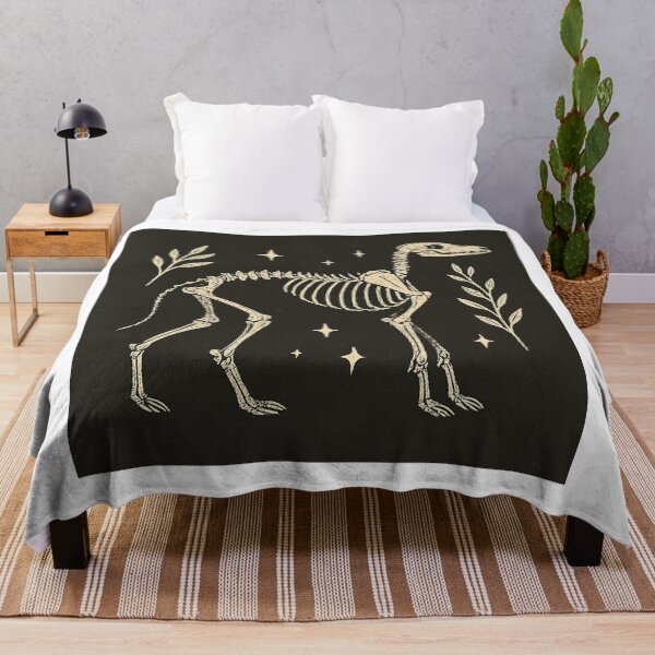 Item preview, Greyhound Skeleton – Botanical Bonecore Aesthetic designed and sold by Chill Doodles.