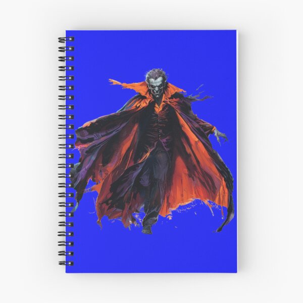 Item preview, Dark Vampire in Fiery Cloak – Gothic Halloween Horror Design designed and sold by AlexLineArt.