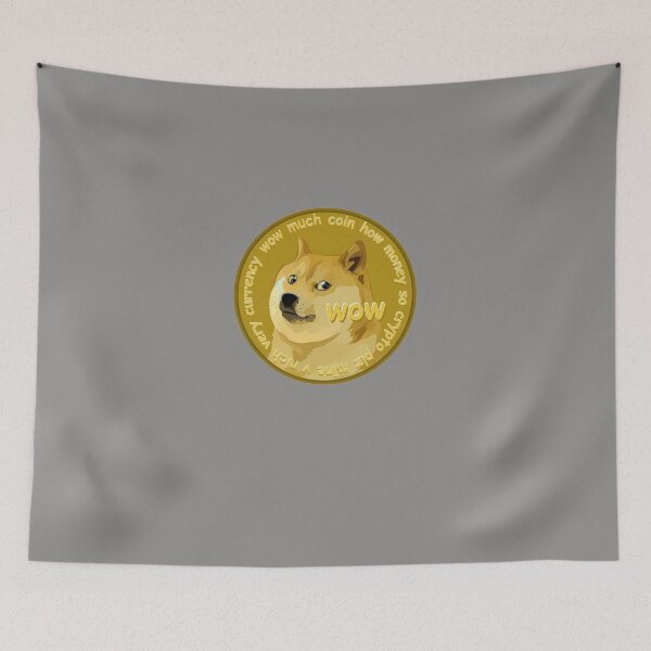 Item preview, DOGECOIN-MEME-LOGO designed and sold by cassondrahu.