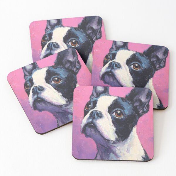 Item preview, Pop Art Boston Terrier Wall Art Print designed and sold by AutoPopStudio.