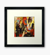 The Family Fire - Abstract Painting Framed Print