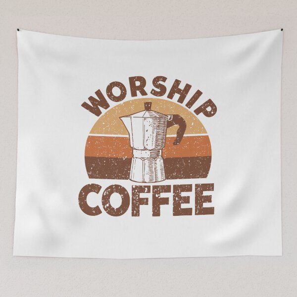 Item preview, Worship Coffee: My Morning Ritual & Daily Devotion Tee - Ultimate Coffee Lover Gift designed and sold by Clothesbest.