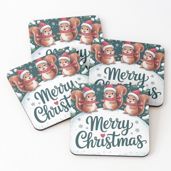 Item preview, Squirrels sing Christmas carols designed and sold by DZIERANA.