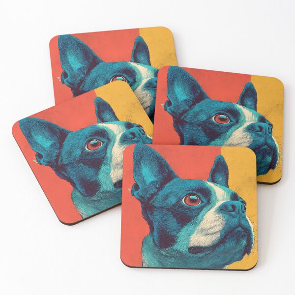 Item preview, Colorful Boston Terrier Pop Art Painting designed and sold by AutoPopStudio.