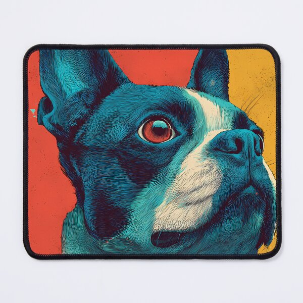Item preview, Colorful Boston Terrier Pop Art Painting designed and sold by AutoPopStudio.