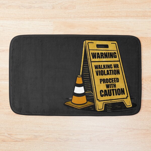 Item preview, Funny HR Saying - Walking HR Violation: Proceed with Caution designed and sold by Christopher  McGuire.
