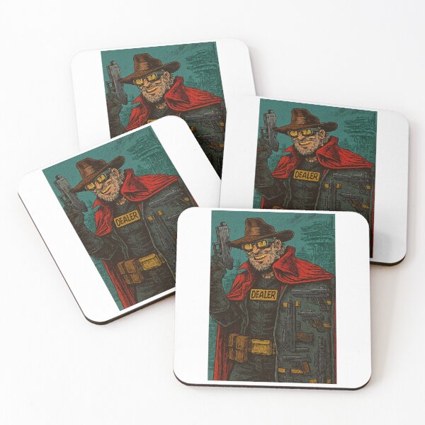 Item preview, Black‑Market Weapons Dealer – Neo‑Lawman Universe Character Art designed and sold by WhisperFrame.